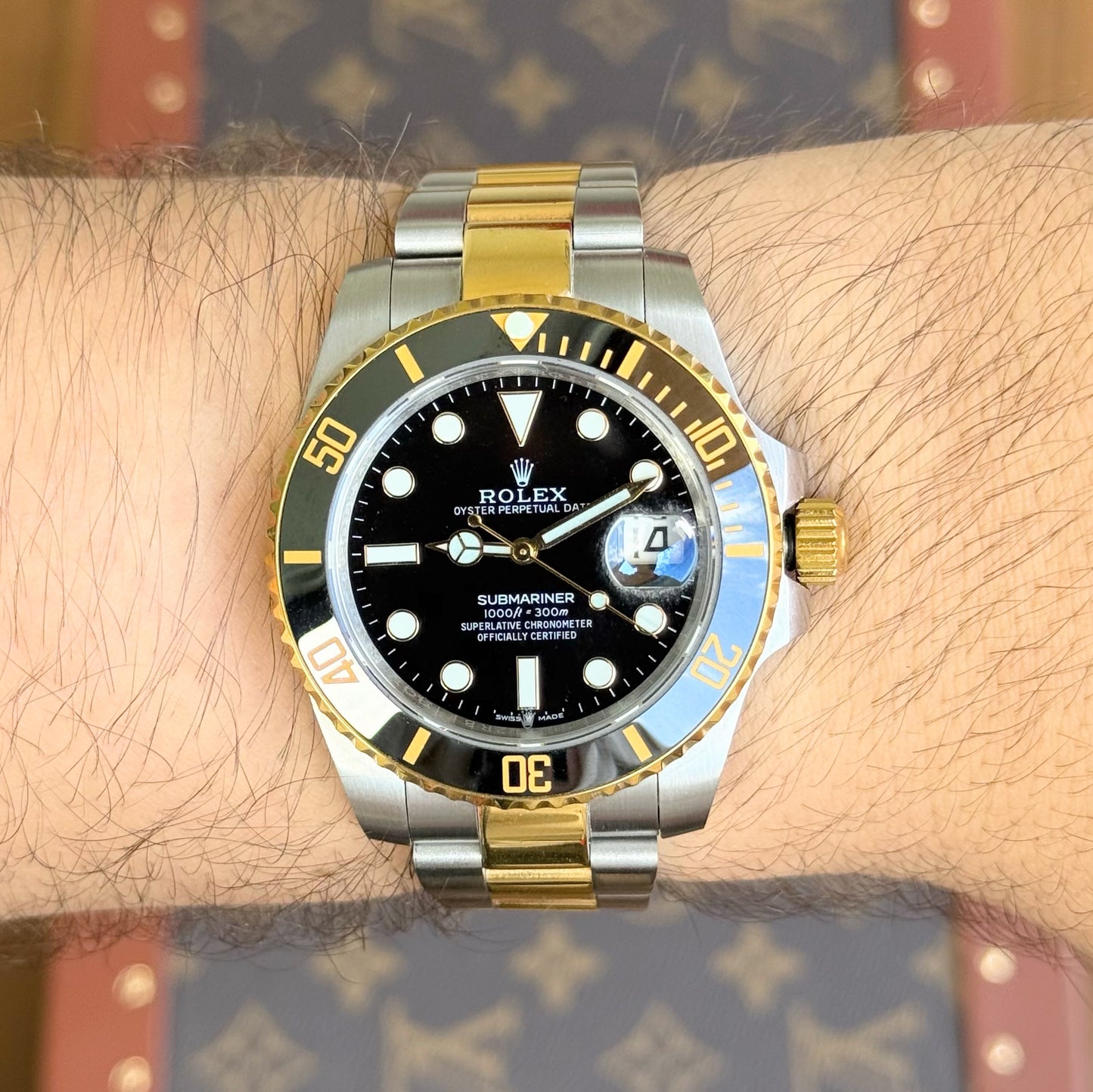 Submariner Rolesor – Black Dial Black Bezel Oyster Date