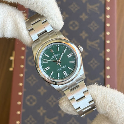 Oyster Perpetual Oystersteel - Green Dial Oyster