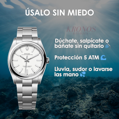 Oyster Perpetual Oystersteel - White Dial Oyster Type Rolex