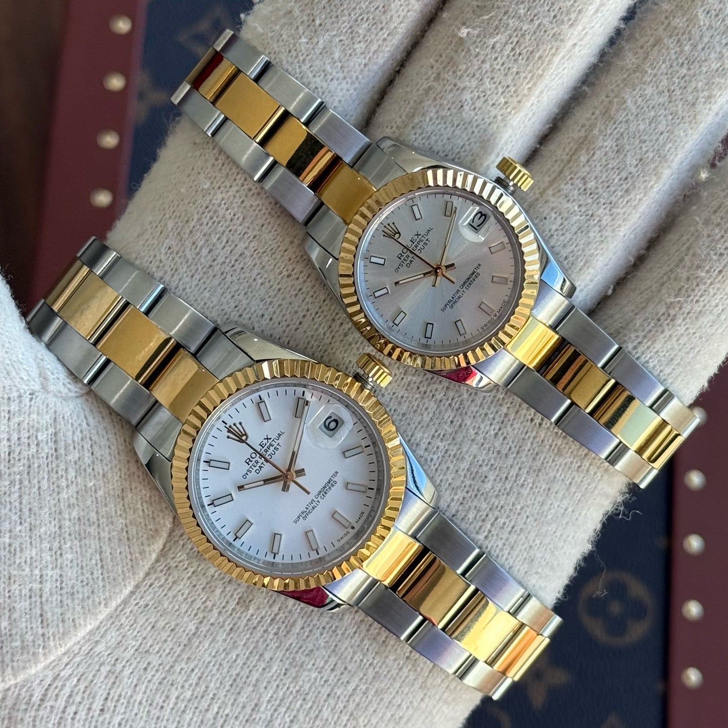 Datejust Rolesor - White Dial Oyster
