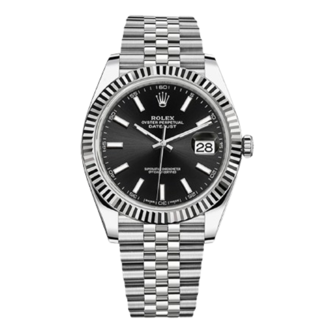 Datejust Oystersteel - Black Dial Jubilee Type Rolex