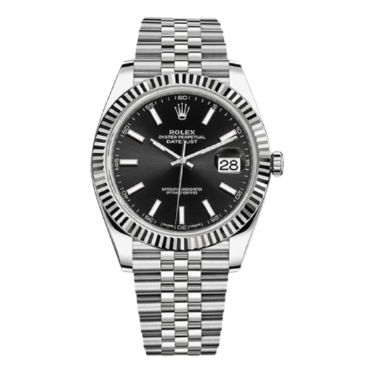 Datejust Oystersteel - Black Dial Jubilee Type Rolex