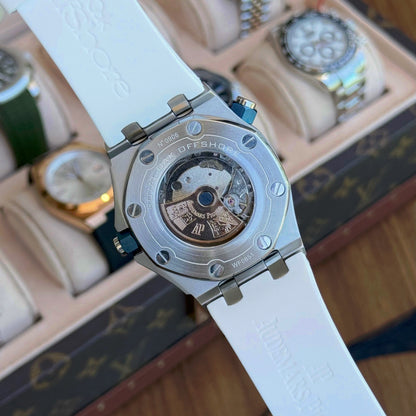 Royal Oak Offshore steel – White Dial Rubber Strap Type AP