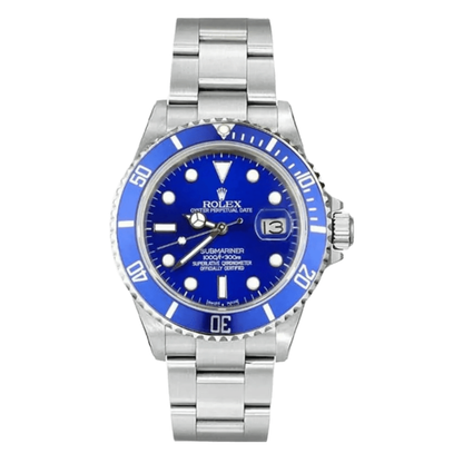 Submariner "Smurf" Oystersteel – Blue Dial Blue Bezel Oyster Date Type Rolex