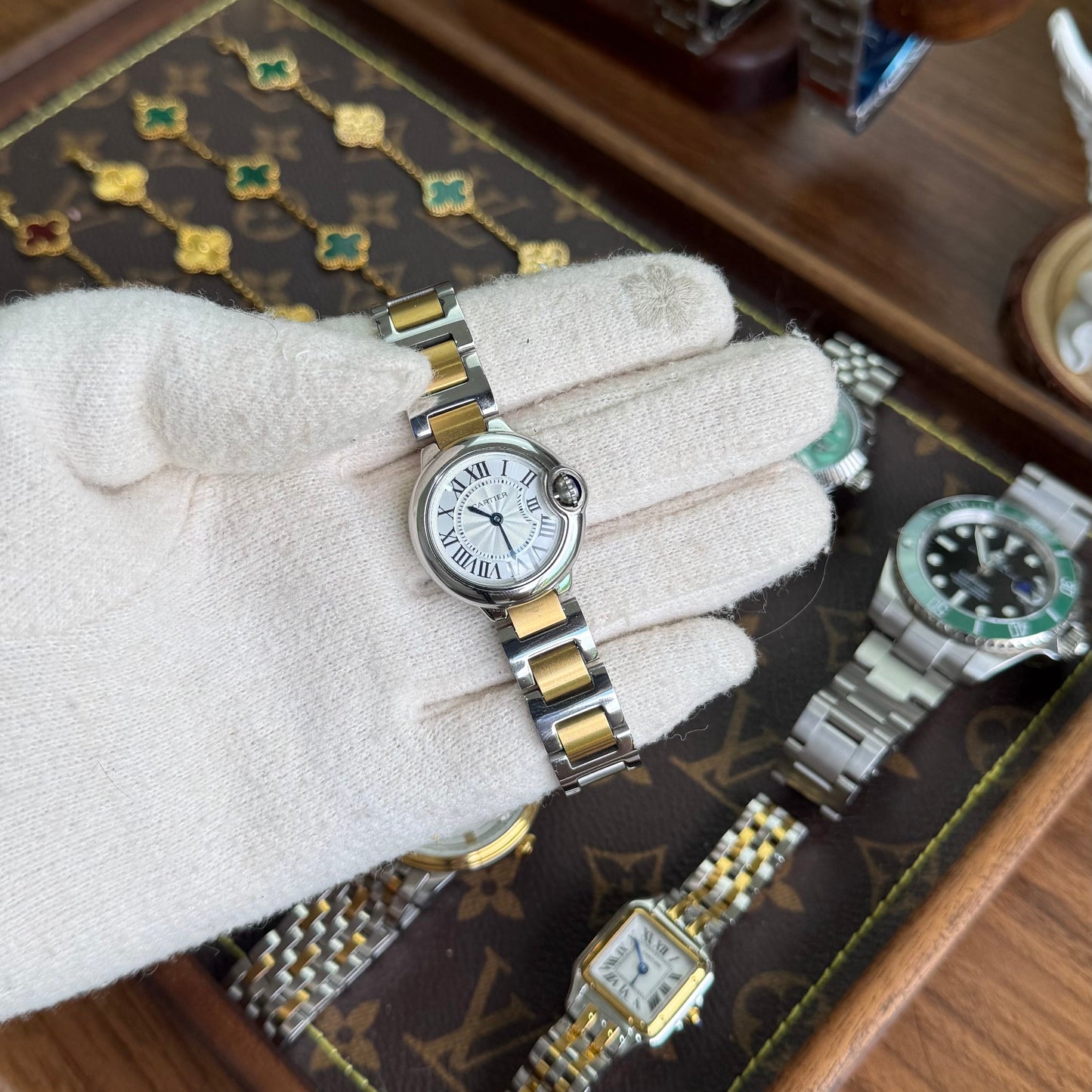 Ballon Bleu Two-Tone – White Dial Tipo Cartier