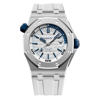Royal Oak Offshore steel – White Dial Rubber Strap Type AP