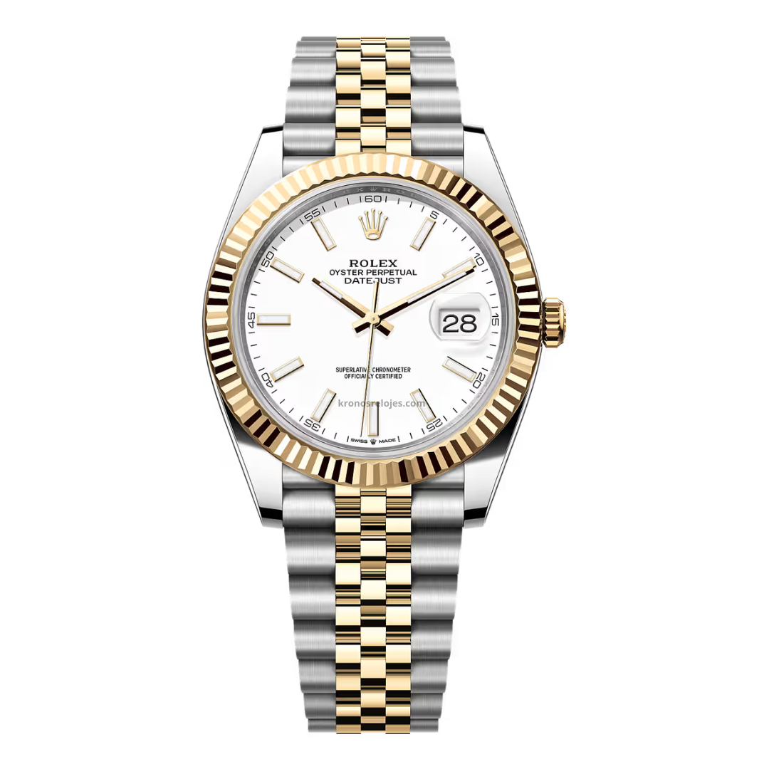 Datejust Rolesor - White Dial Jubilee