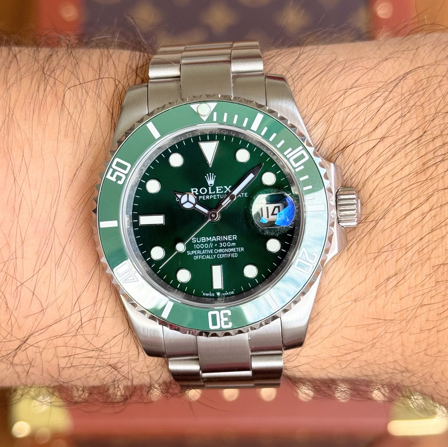 Submariner "Hulk" Oystersteel – Green Dial Green Bezel Oyster Date