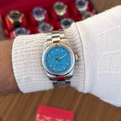 Oyster Perpetual Oystersteel - Tiffany Dial Oyster Type Rolex