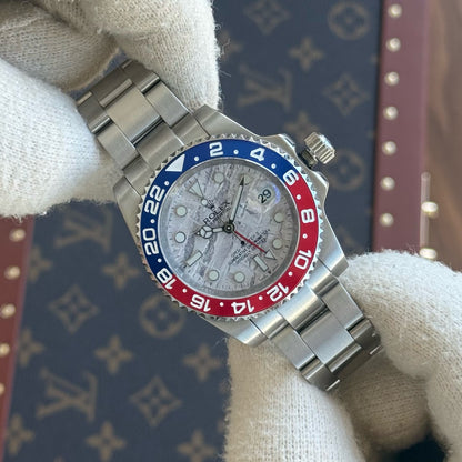 GMT-Master II "Superman" Oystersteel -  Meteorite Dial Blue & Red Bezel Oyster