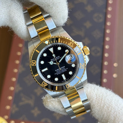 Submariner Rolesor – Black Dial Black Bezel Oyster Date