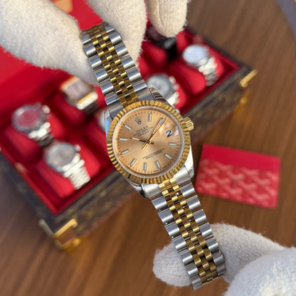 Datejust Rolesor - Champagne Dial Jubilee Type Rolex