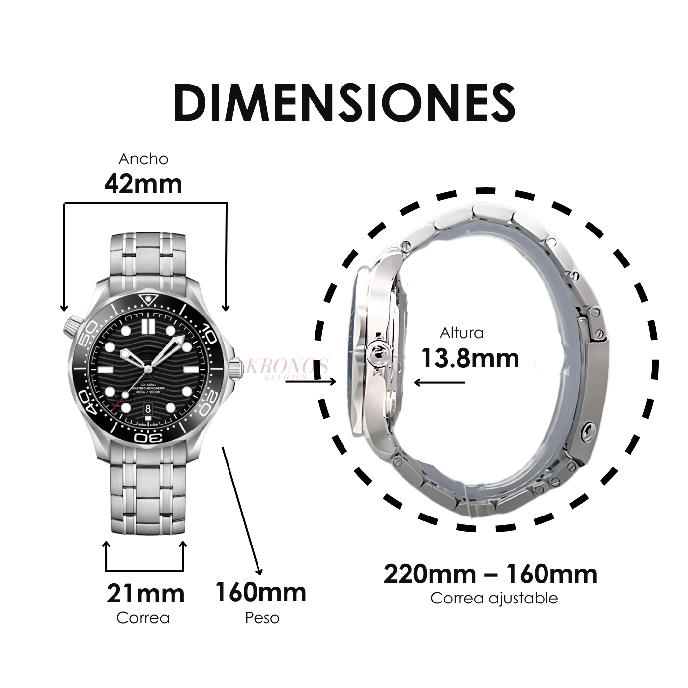 Seamaster Diver 300M Steel – Black Dial