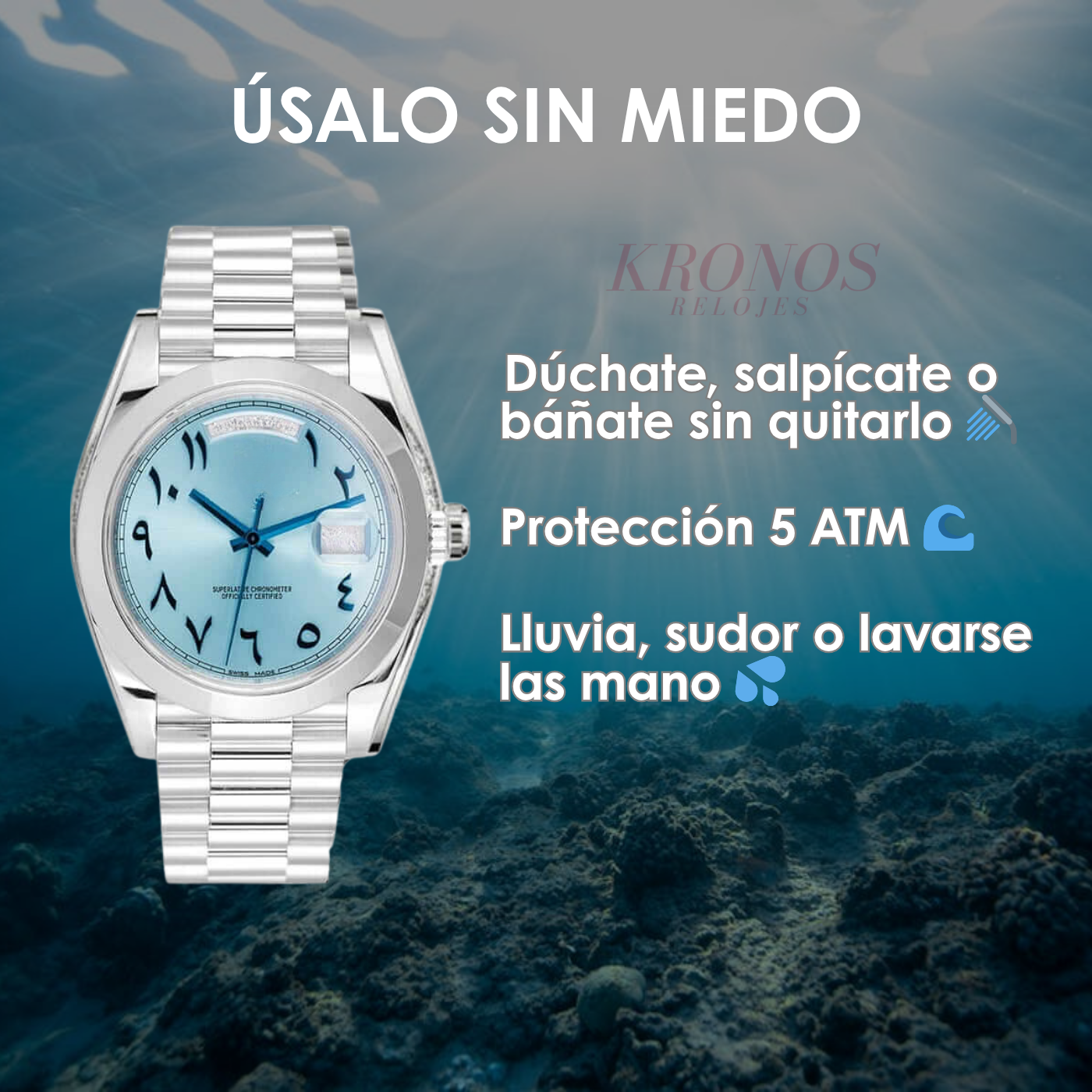 Day-Date Oystersteel – Tiffany Arabic Dial President