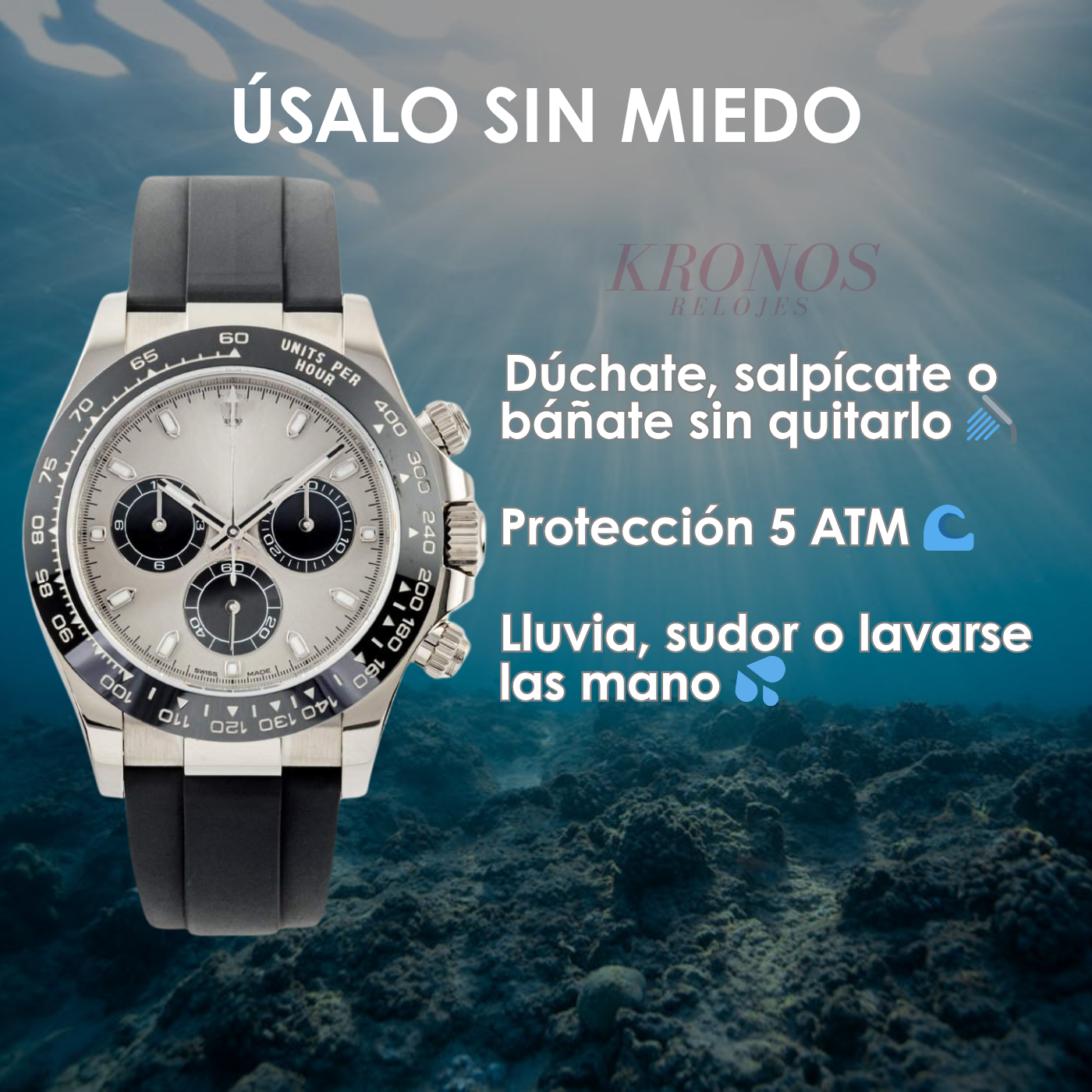 Daytona Oystersteel – White Dial Oysterflex