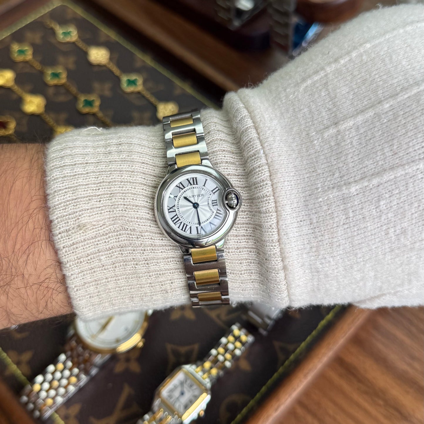 Ballon Bleu Two-Tone – White Dial Tipo Cartier