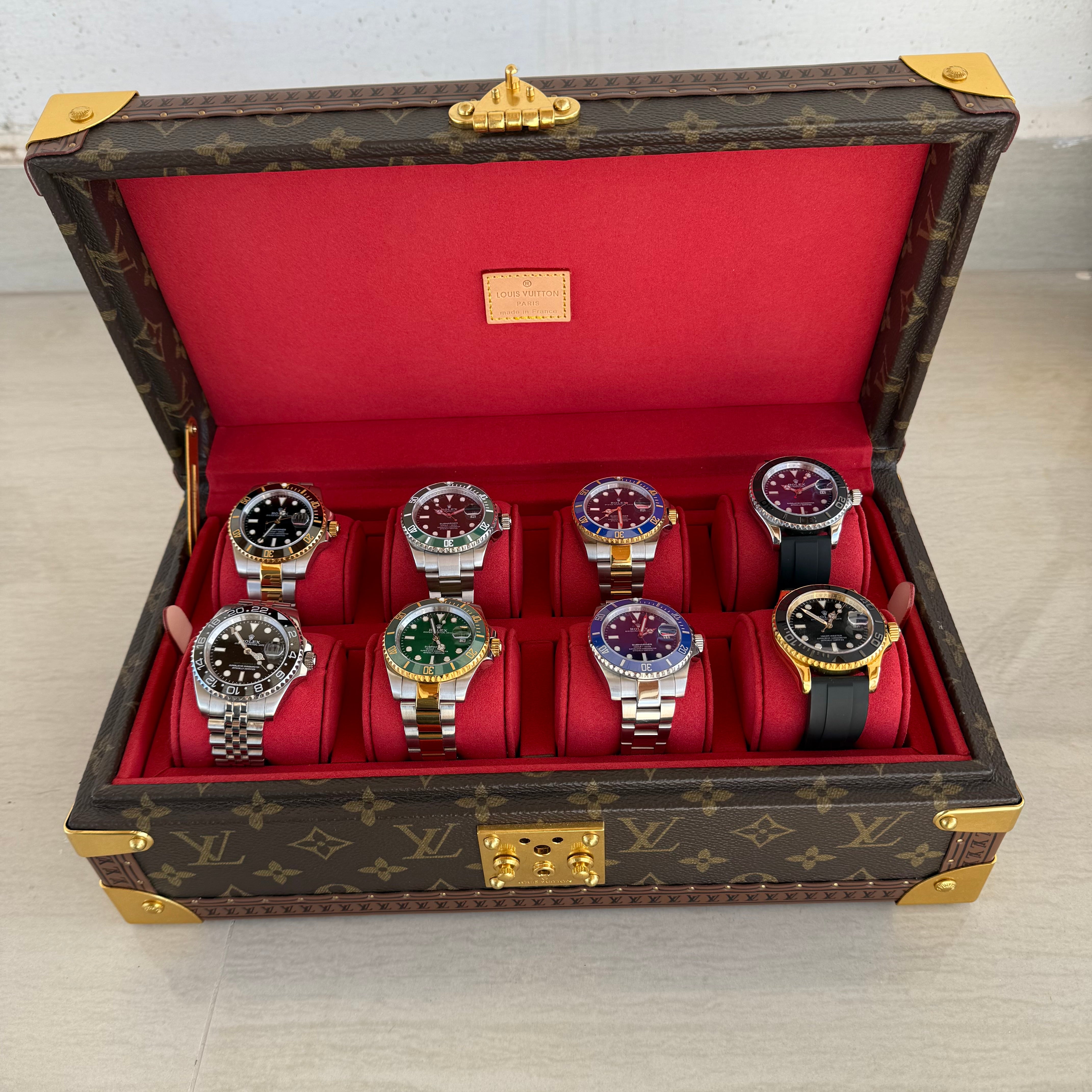 Watch Storage LV - Brown Red – Kronos Relojes