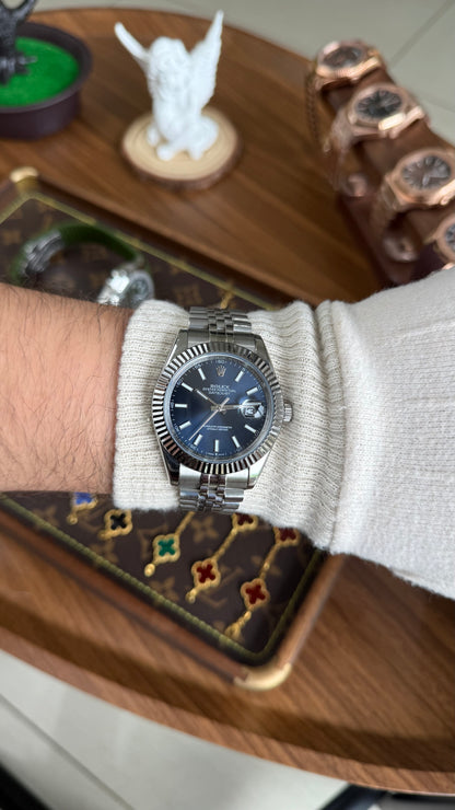 Datejust Oystersteel - Blue Dial Jubilee Tipo Rolex