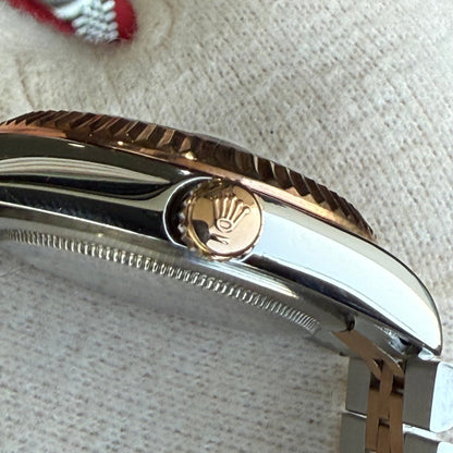 Datejust Rolesor Everose - Chocolate Dial Jubilee Type Rolex