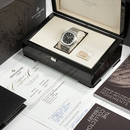 Nautilus Steel – Black Dial