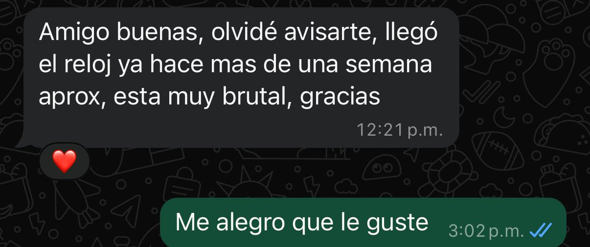 Review cliente