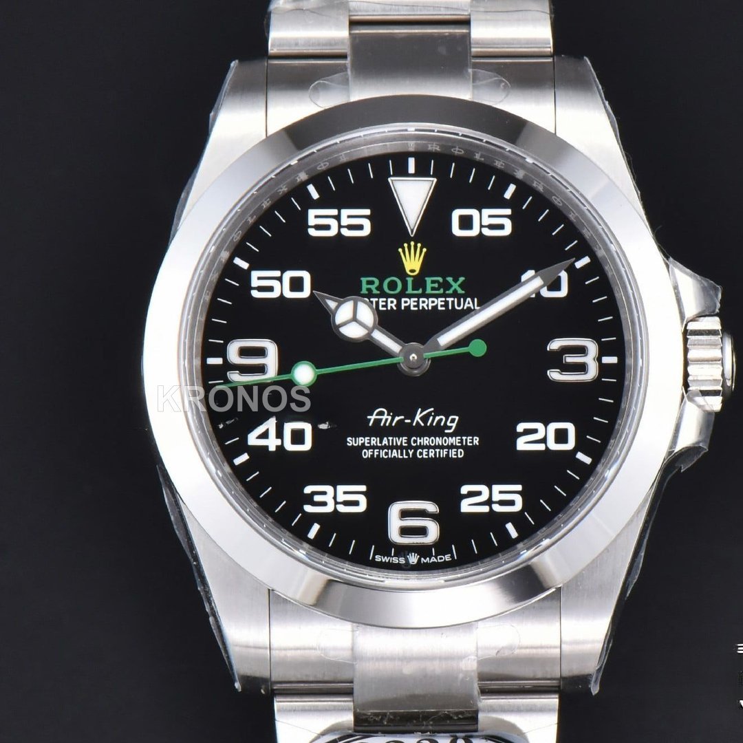 Air King 40mm Black Dial - Authentic Movement