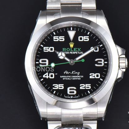Air King 40mm Black Dial - Authentic Movement
