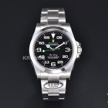 Air King 40mm Black Dial - Authentic Movement