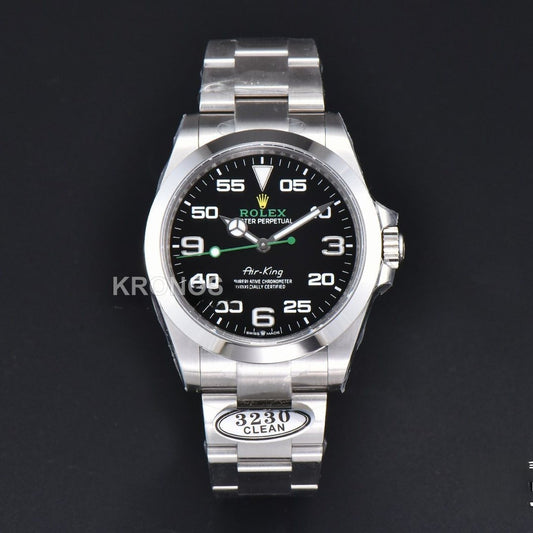 Air King 40mm Black Dial - Authentic Movement