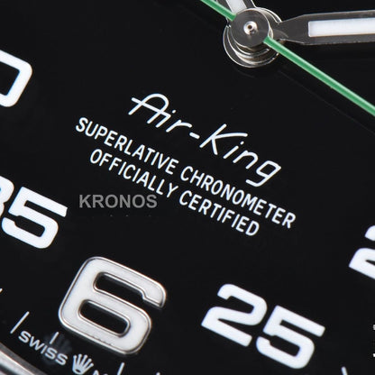 Air King 40mm Black Dial - Authentic Movement