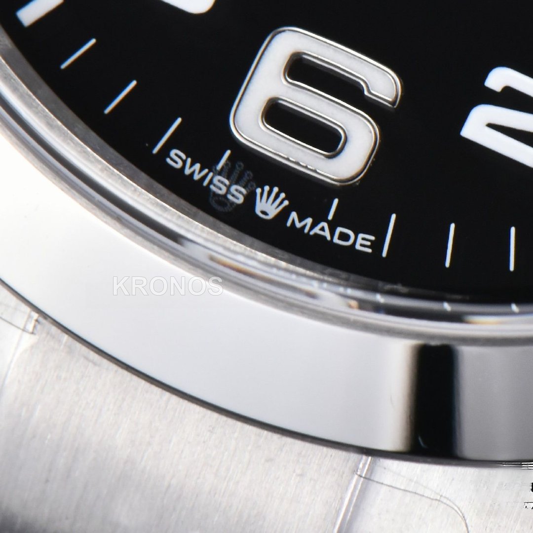 Air King 40mm Black Dial - Authentic Movement