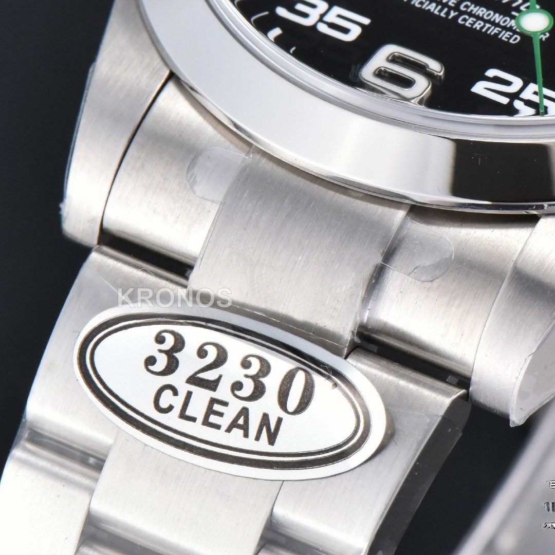 Air King 40mm Black Dial - Authentic Movement