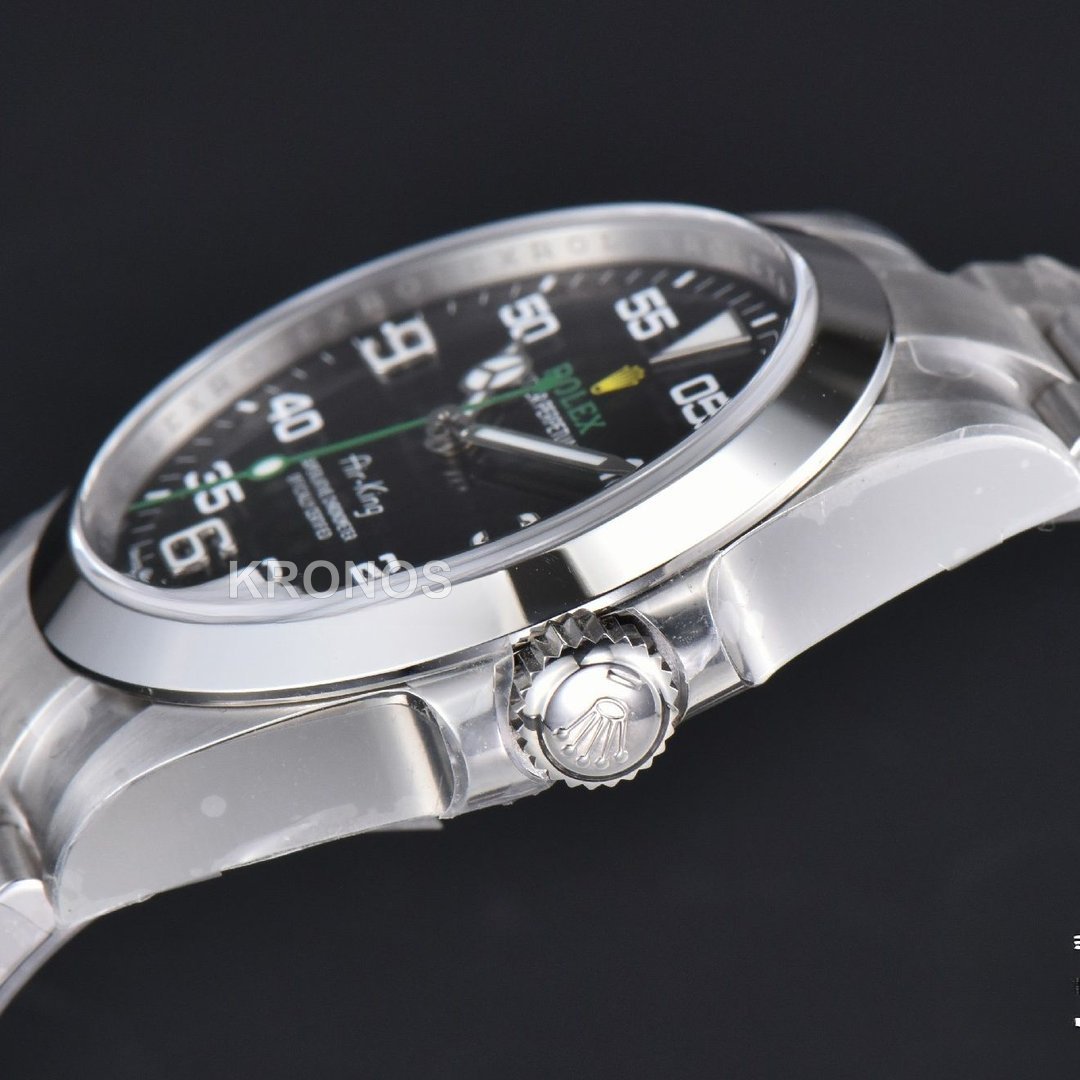 Air King 40mm Black Dial - Authentic Movement