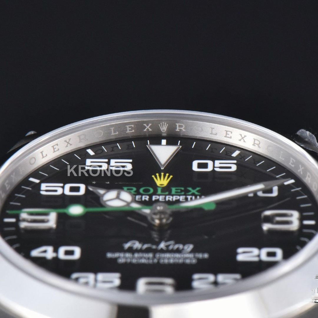 Air King 40mm Black Dial - Authentic Movement