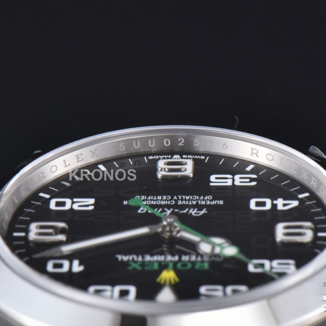 Air King 40mm Black Dial - Authentic Movement