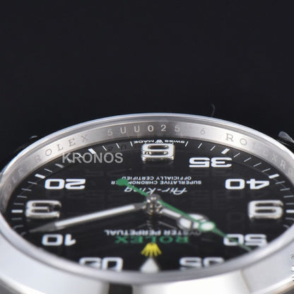 Air King 40mm Black Dial - Authentic Movement