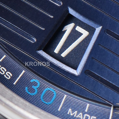 Aqua Terra 150m 41mm Dark Blue Dial Silver Hand Silver Markers A8900 - Authentic Movement
