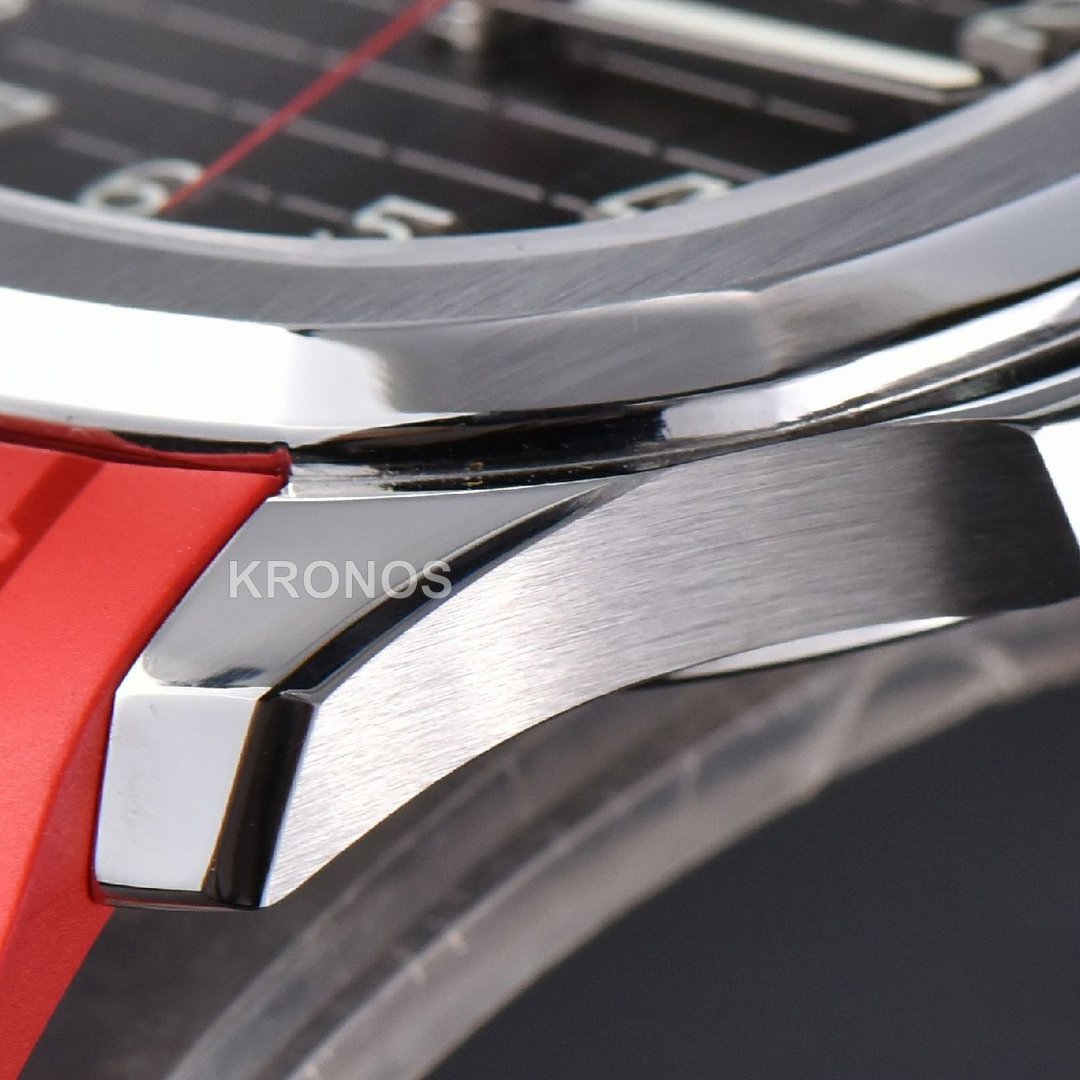 Aquanaut 40mm Singapore Gray Dial Red Hand Red - Authentic Movement