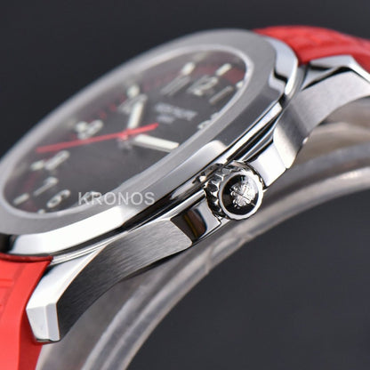 Aquanaut 40mm Singapore Gray Dial Red Hand Red - Authentic Movement