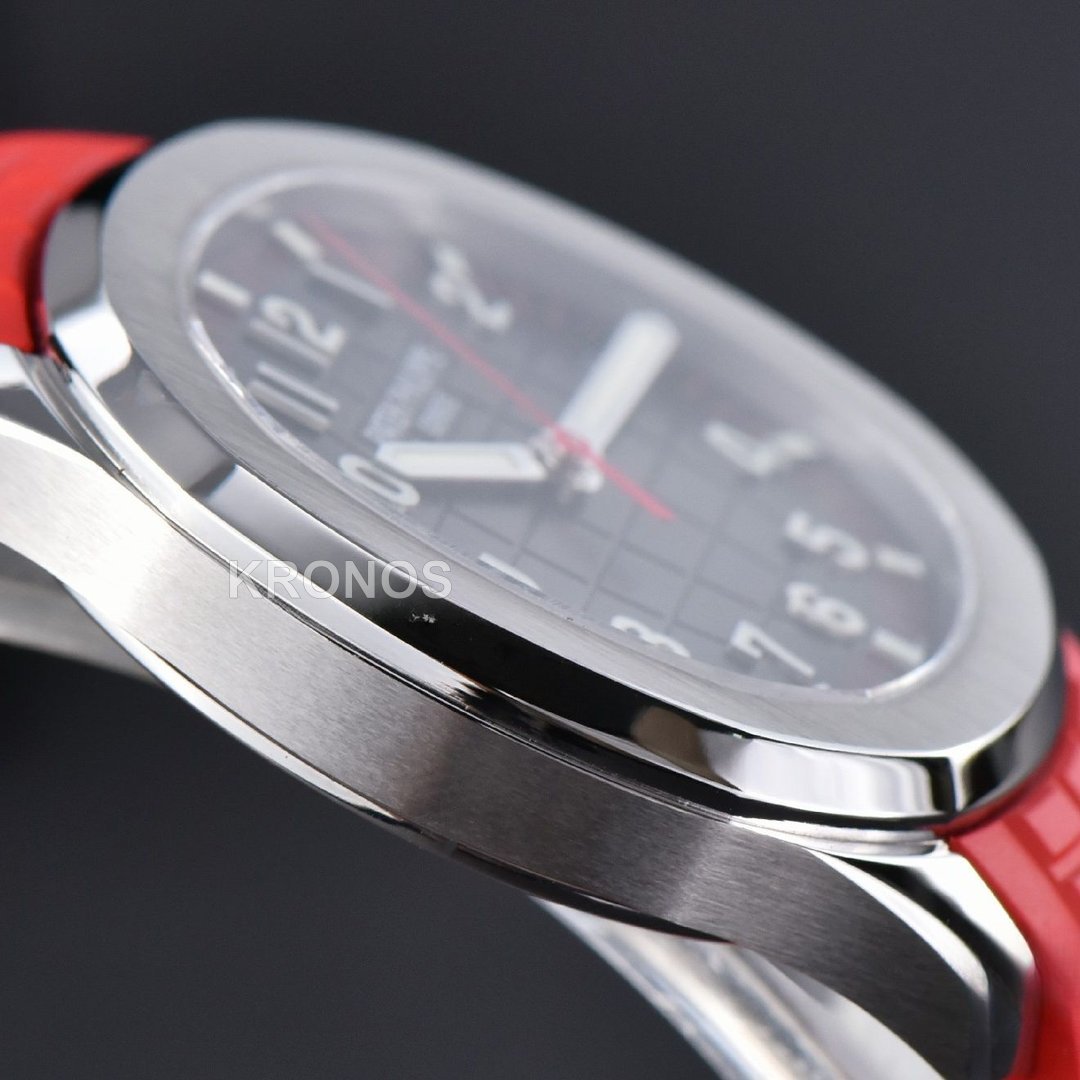 Aquanaut 40mm Singapore Gray Dial Red Hand Red - Authentic Movement