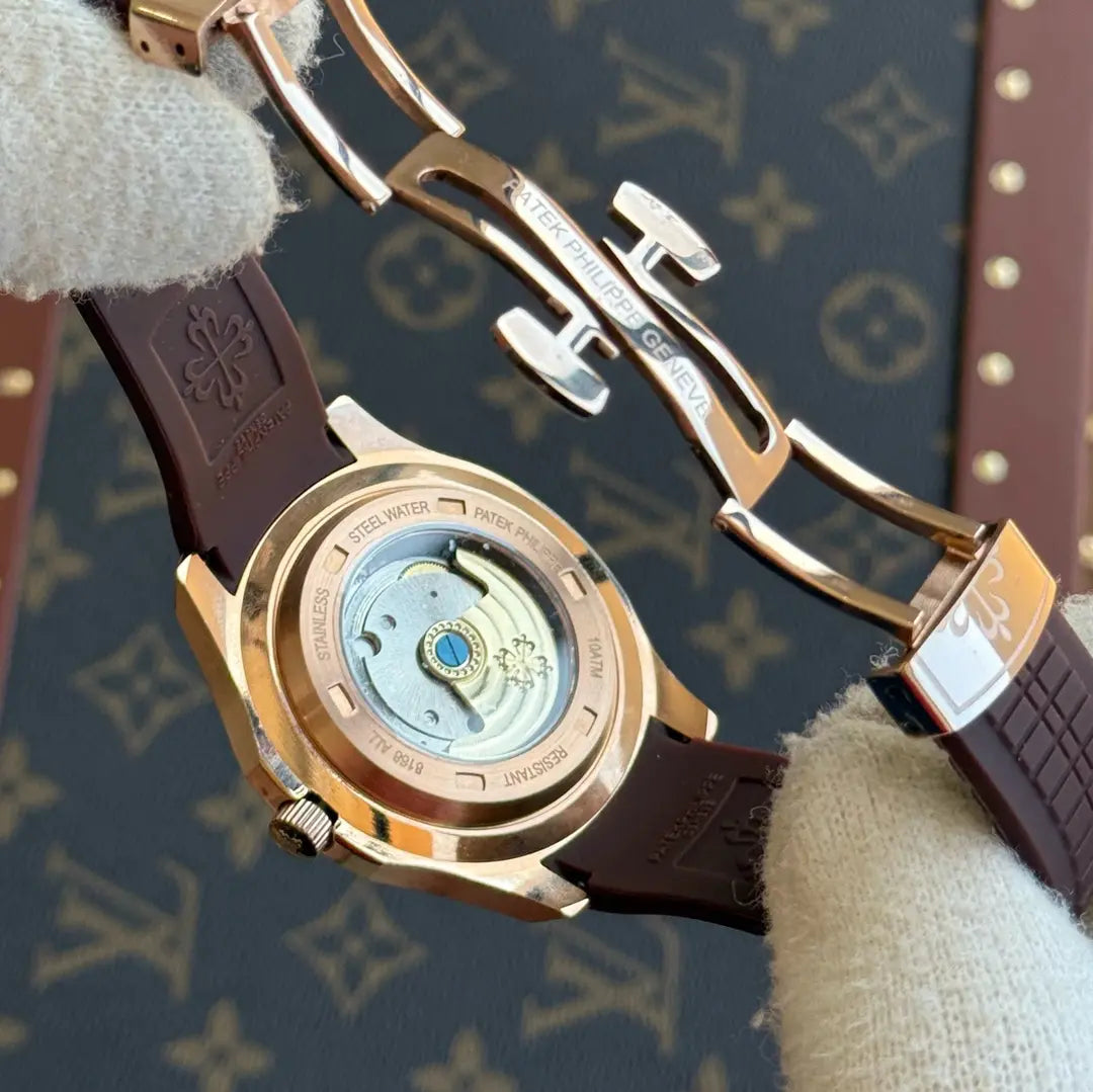 Aquanaut Rose Gold agua resistencia Kronos Relojes