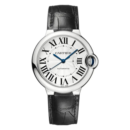 Reloj Ballon Bleu Steel Lady esfera blanca correa piel Kronos Relojes