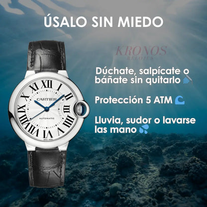 Timepiece lujo accesible Ballon Bleu Lady white dial Kronos