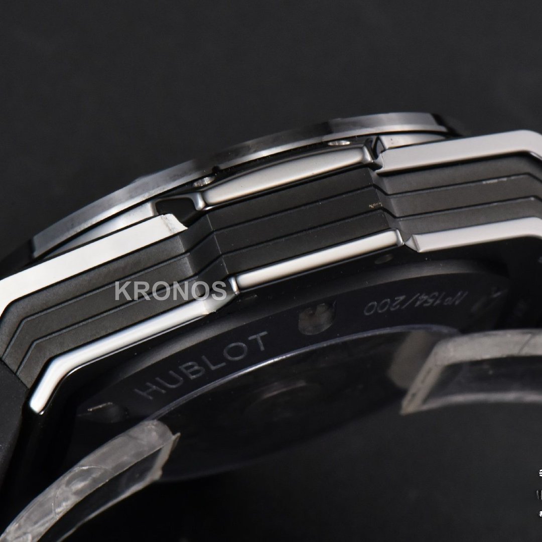 Big Bang Sang Bleu II 45mm Black Ceramic Skeleton Dial Black - Authentic Movement