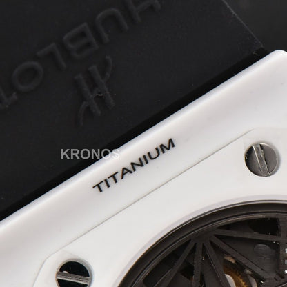 Big Bang Sang Bleu II 45mm White Ceramic Skeleton Dial White A1240 - Authentic Movement