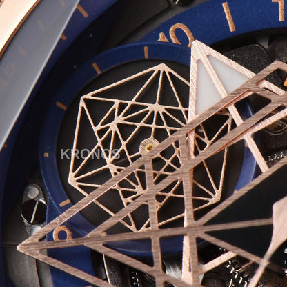 Big Bang Sang Bleu II Chrono 45mm Blue Skeleton Dial Blue Hub1240 - Authentic Movement