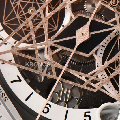Big Bang Sang Bleu II Chrono 45mm White Skeleton Dial White Hub1240 - Authentic Movement