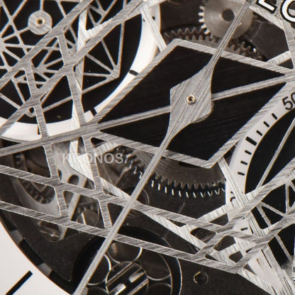 Big Bang Sang Bleu II Chrono 45mm White Skeleton Dial White Hub1240 - Authentic Movement