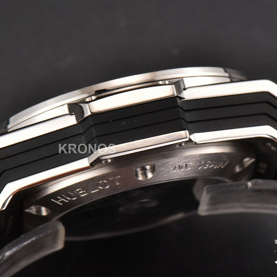 Big Bang Sang Bleu II Chrono 45mm White Skeleton Dial White Hub1240 - Authentic Movement