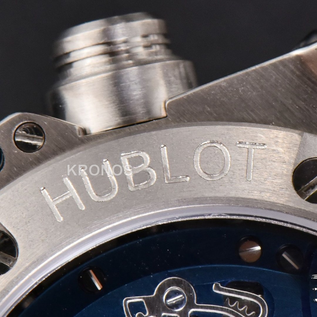 Big Bang Unico 45mm Blue Ceramic Skeleton Dial Black - Authentic Movement